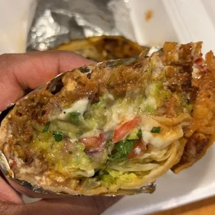 Al pastor burrito