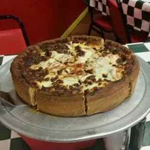 If a Little Chicago is not enough ask for a  MoChicago. Unlimited toppings