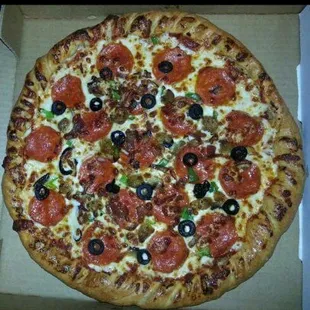 Soft and finger licking good pizza