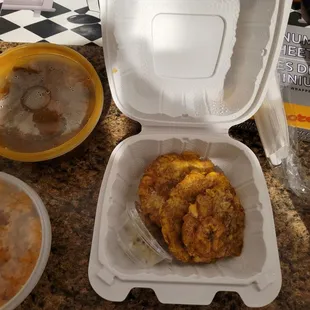 The spread in individual containers.