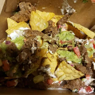 nachos, food