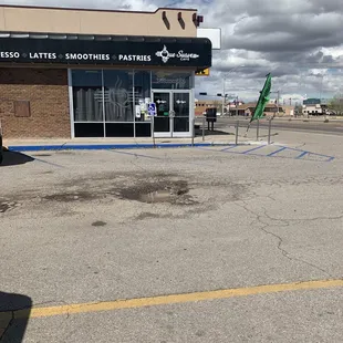 Right off main street