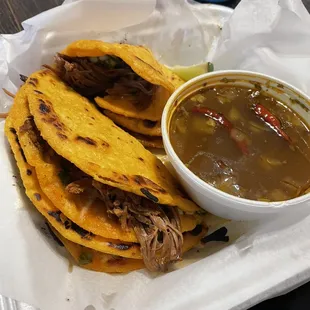 Birria tacos