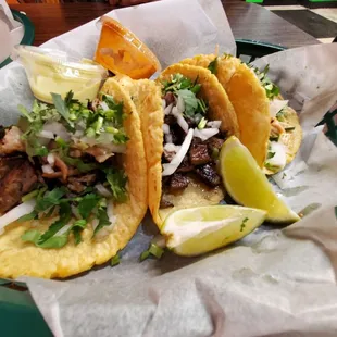 3 Street Tacos: Asada, Caritas &amp; Chicken Tingo- The. BEST. Shells. EVER!