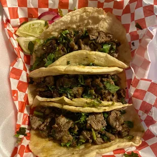 Carne asada Tacos