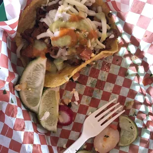 One of their tacos