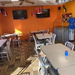 Inside seating