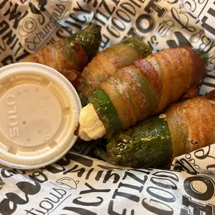 Bacon Wrapped Jalapeños