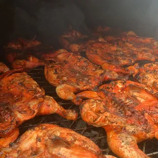 Pollo asado a las brasas Estilo Nuevo León