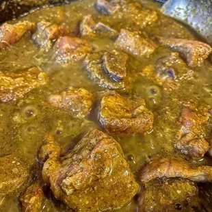 Chicharrón en salsa verde