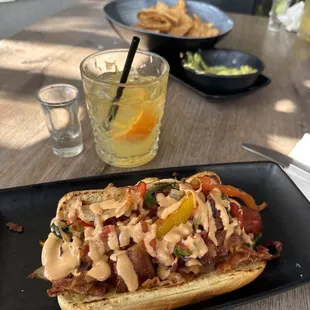 The dog The Marg  The Guac