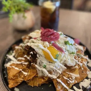 CHILAQUILES with beef