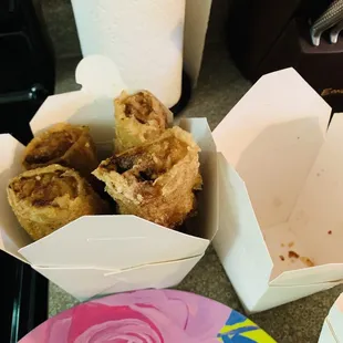 The infamous egg rolls