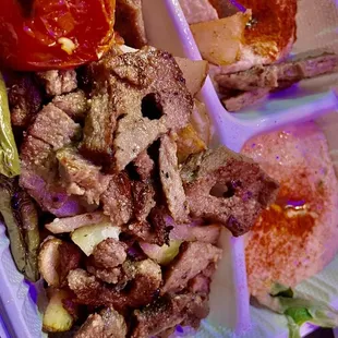 Gyro Meat Plate   @hybrideater