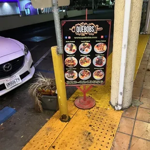 outside, sushi and sashimi