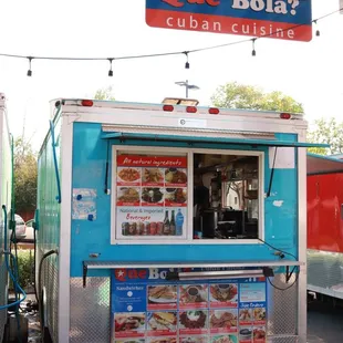 The food cart itself