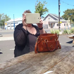 This is what it looks like when Yelper's are trying to get pictures to post while eating at places.
