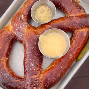 Bavarian soft pretzel (IG: hangryforwhat)