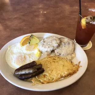 Lumberjack biscuits &amp; gravy