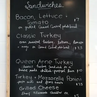 Sandwiches! With gluten-free options available!