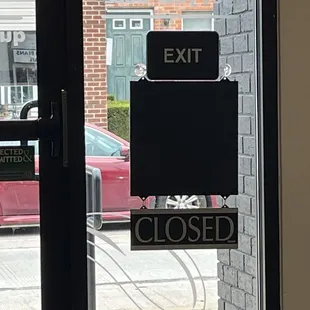 DARNIT THE EXIT IS CLOSED !  . . Don&apos;t you hate it when that happens . . . Yeah of course it&apos;s just NOT flipped over
