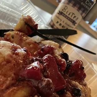 Berries &amp; Cream Cheese Fry Bread (Dessert Navajo Taco!!) OMG OUT OF THIS WORLD DELISH!!!