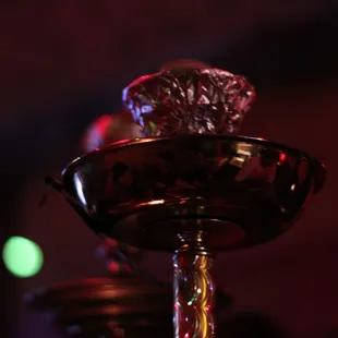 a close up of a hookah