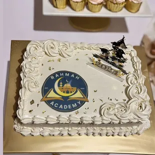 Graduation sheet cake chocolate cake with cream and raspberry filling