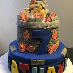 Super Mario cake