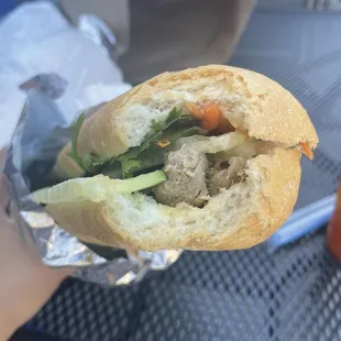 Pork bahn mi