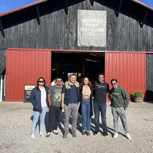 Whiskey Theif Distillery, such a fun vibe! Beautiful grounds like a winery and the highest proof spirits.