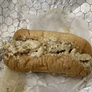 Chicken Cheesesteak from Queen City Cheesesteak. (Thought I was exaggerating, huh?)