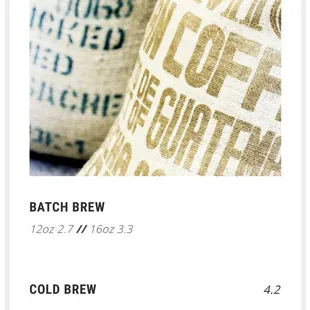 filtered coffee