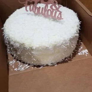 Coconut Pineapple 3 layer cake