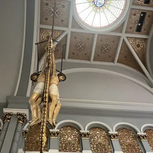 Unusual double sided crucifix.