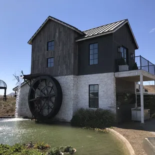 Water wheel and grounds