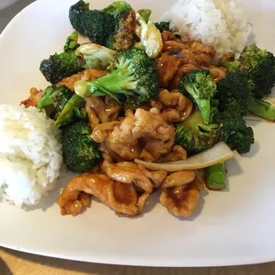 Chicken with broccoli