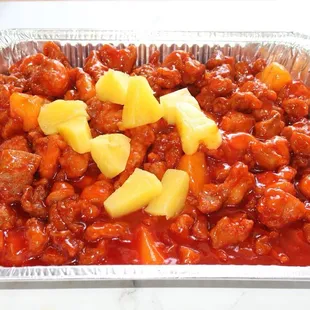 Sweet and sour chicken