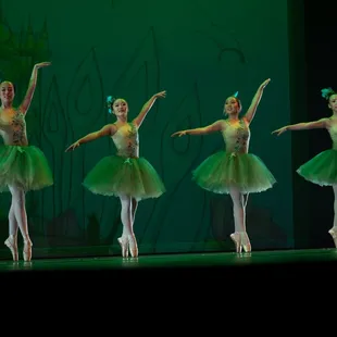 Pointe Class performed beautifully at the QEB Spring Show 2019. This is Emerald City from the Wizard of Oz.