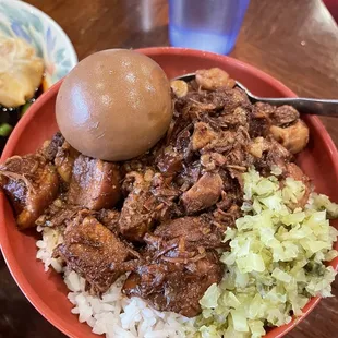 Taiwanese Style Chopped Pork Over Rice