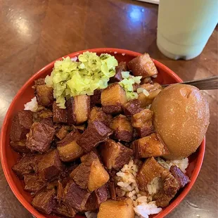 Taiwanese Style Chopped Pork Over Rice