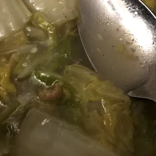 Napa Cabbage with Dried Shrimps