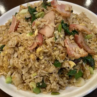 Basil Bacon Fried Rice