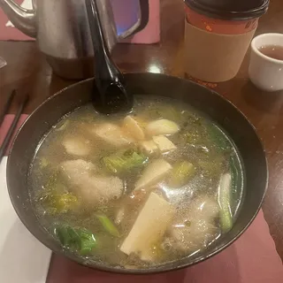 Fish with Pickled Cabbage Soup