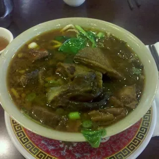 Beef Stew and Tendon Noodle Soup