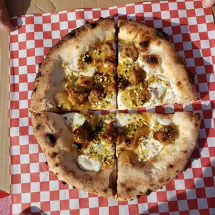 This is the sausage pizza