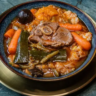 Margoog (Vegetable Stew with dough, lamb, Super Authentic Saudi Dish)