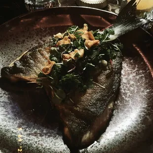 Roasted Branzino