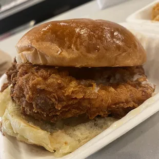 Virginia honey butter chicken sandwich