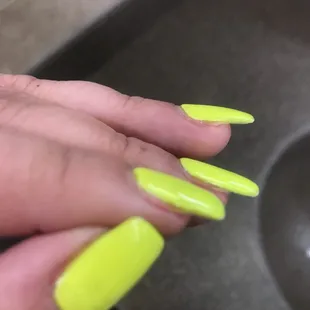 Fresh out of the salon